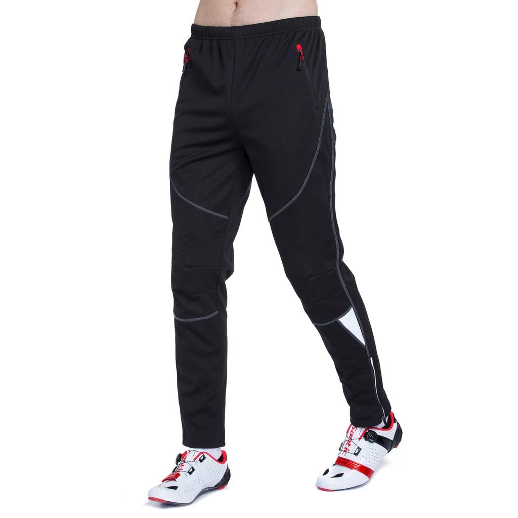 Santic Cycling Outdoor and Climbing Pants with Fleece Casual Cycling Size M Men's Pants, Lining, Fall/Winter Wear,