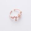 A variety of micro-set crystal zircon ring sweet and elegant ring popular jewelry