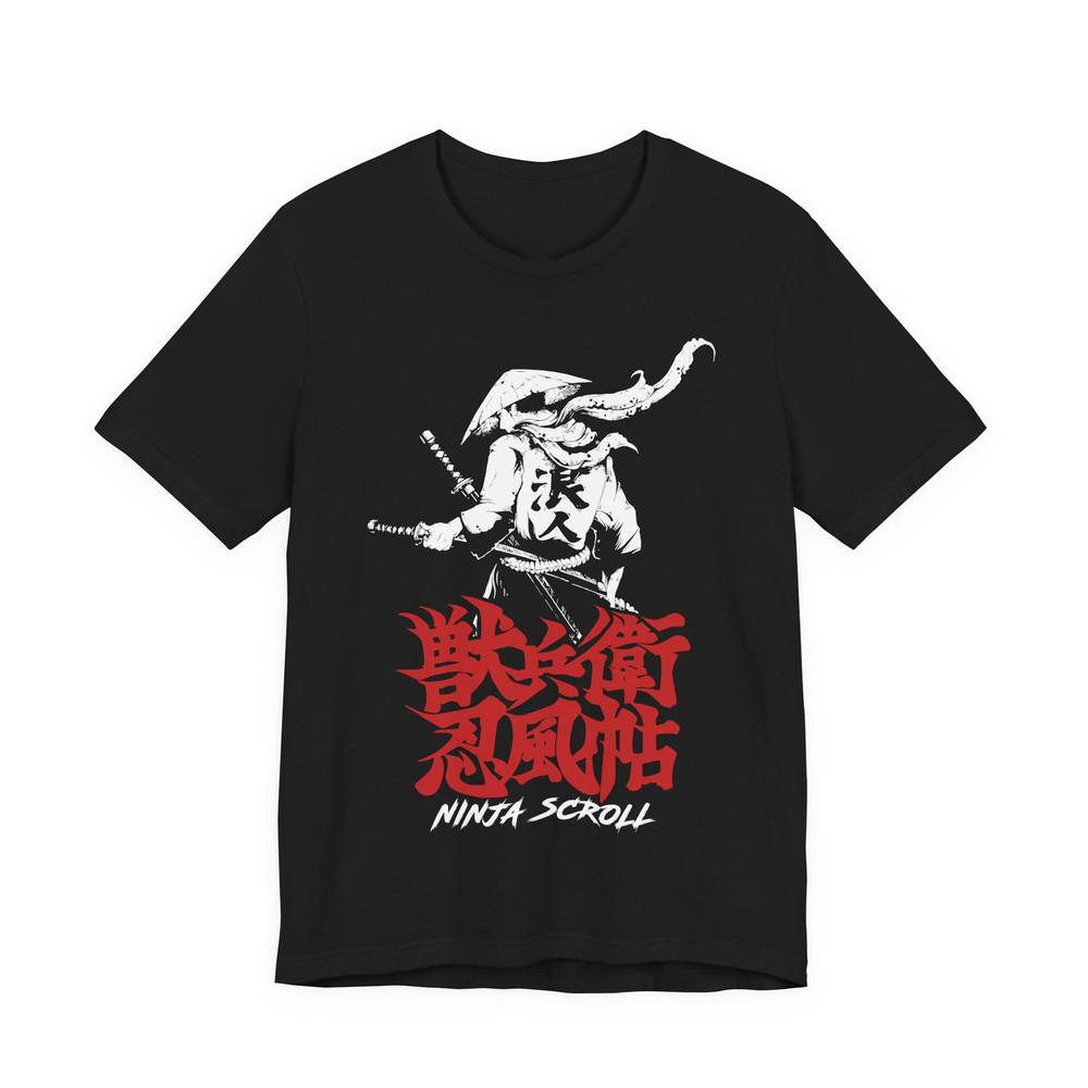 Anime Ninja Scroll Jubei Kibagami Wanderer T Shirt Size S - 5Xl Gift For Friends Unisex T-Shirt