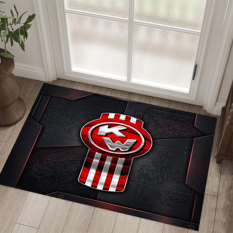 Kenworth Design Crystal Velvet Carpet Cozy Non?Slip Printed Rug For Bedroom Living Room Entrance