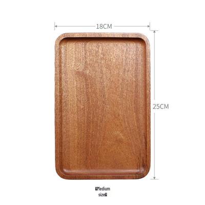Serviertablett aus massivem Ebenholz