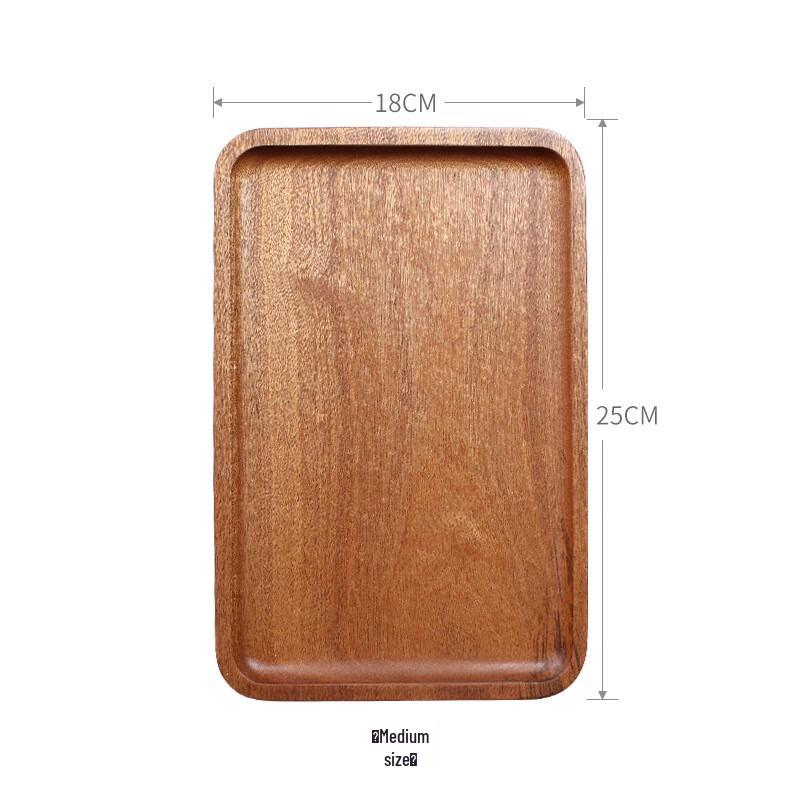 Solid Ebony Wood Serving Tray