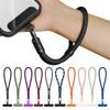 Lanière de téléphone universelle avec clip Améliorée Anti-chute Rotation à 360° Sangle réglable pour le cou/porté en bandoulière pour tous les étuis de téléphone
