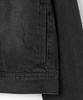 Millo Women Washed Denim Racing Jacket [Stone Black]