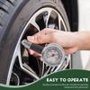 Metal Construction Tire Pressure Gauge High Precision Pressure Monitor  Auto Inflation