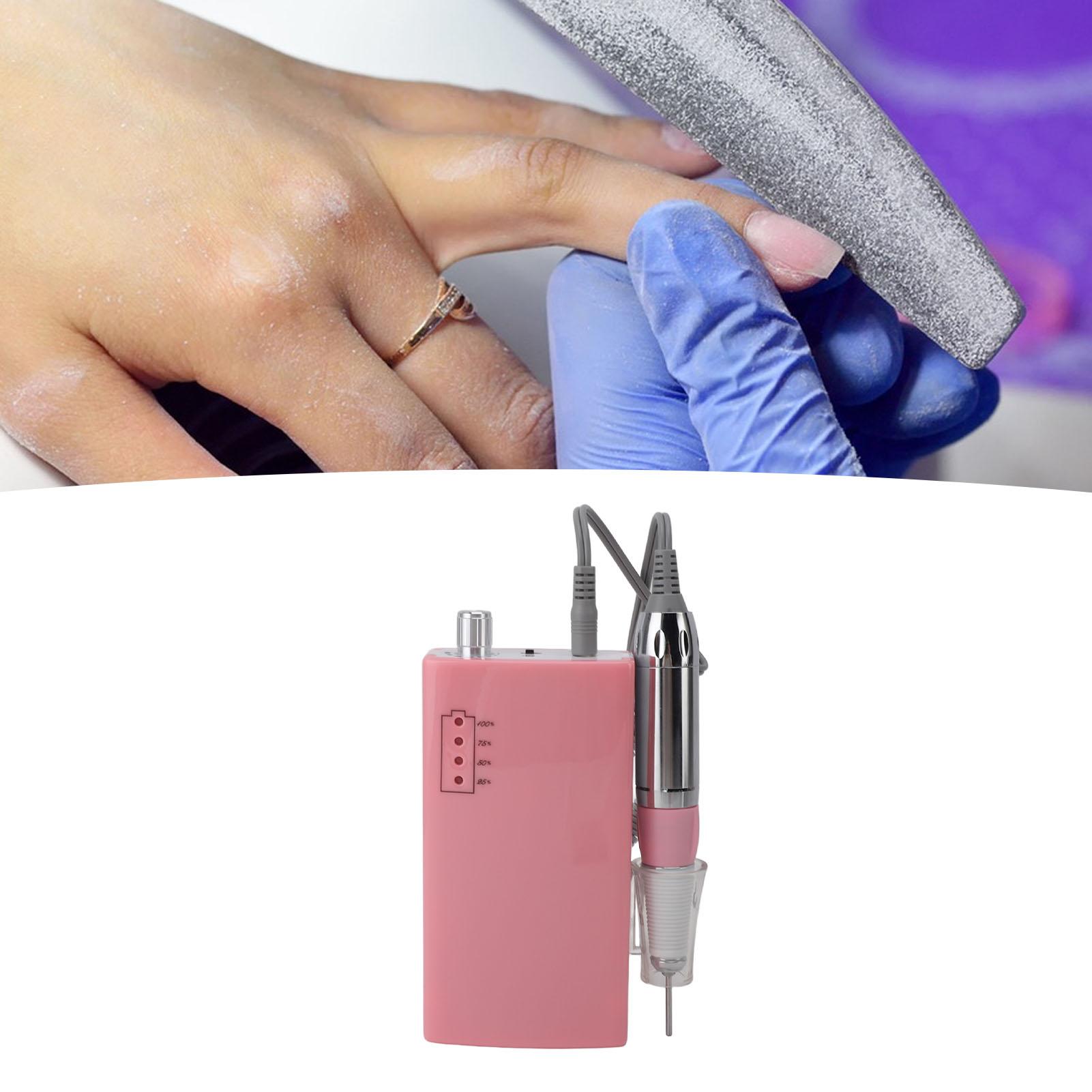 Электрическая дрель для ногтей 30000 об/мин. Высокоскоростная машинка для полировки — фото 12