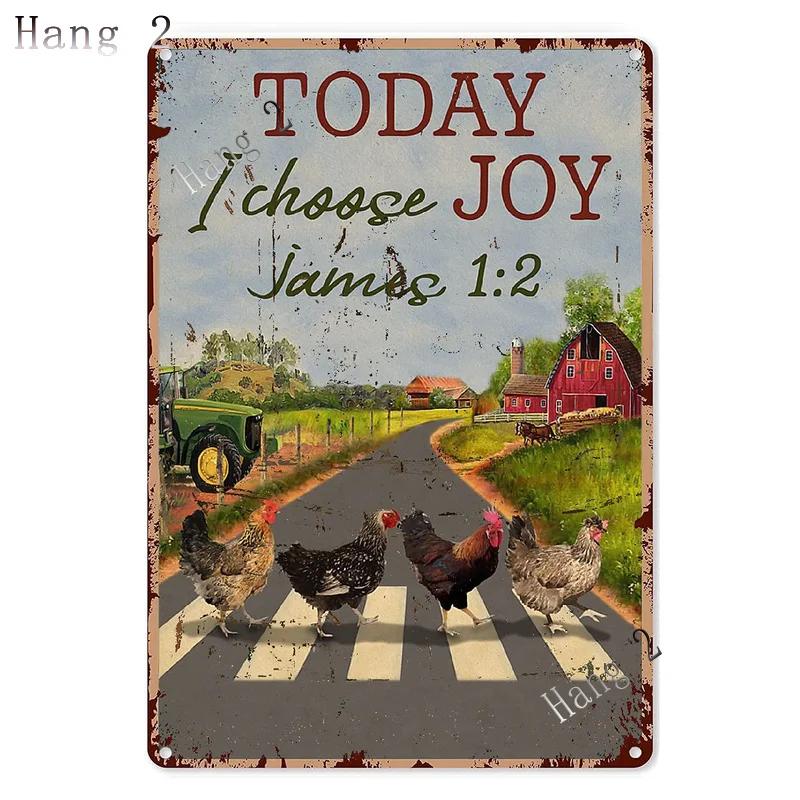 Funny Chicken Coop Sign Slow Chickens At Play Caution Vintage Chicken Warning Tin Signs for Farmhouse Gate Fence Wall 8x12 Inch