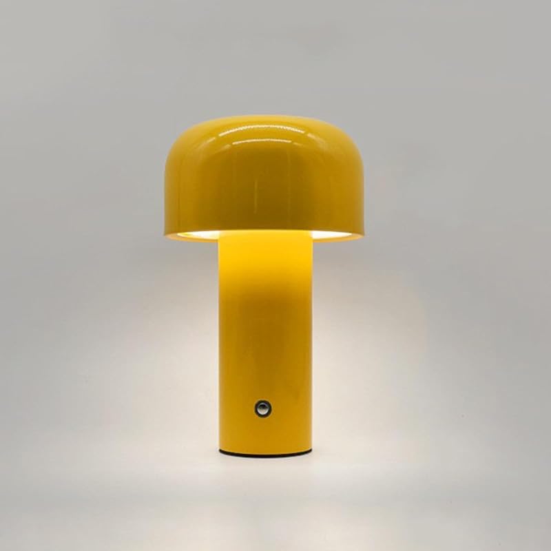 Liuwei Desk Lamp for Cordless Touch Dimming,USB Rechargeable Led Night Light Modern Mushroom Table Lamp for Living
