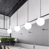 Dining Room Hanging Lamp Globe Glass Ball Pendant Light Ceiling Chandelier Living Room Bedroom Lamp Cafe Study Room Kitchen Home