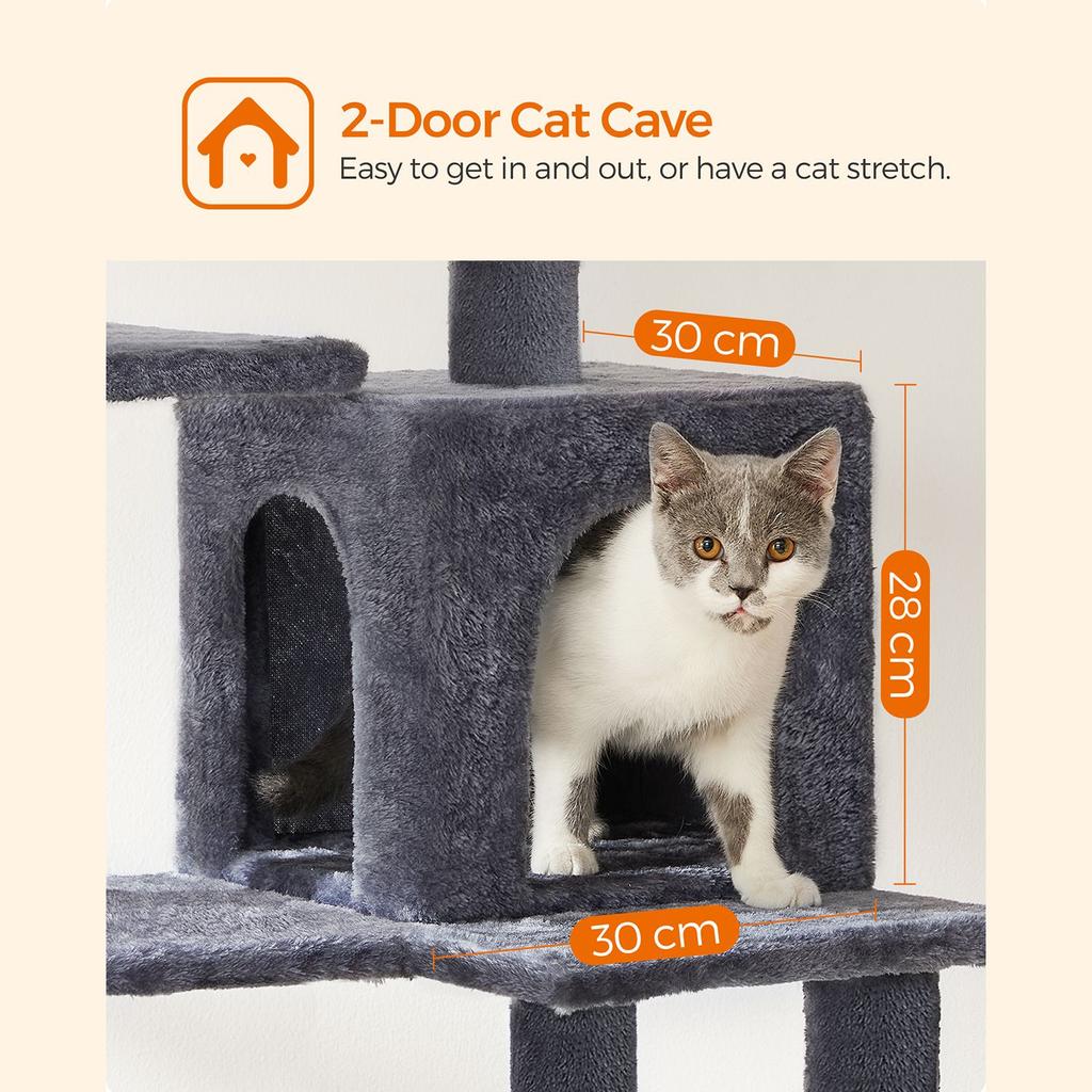 FEANDREA Multi-Level Cat Tower
