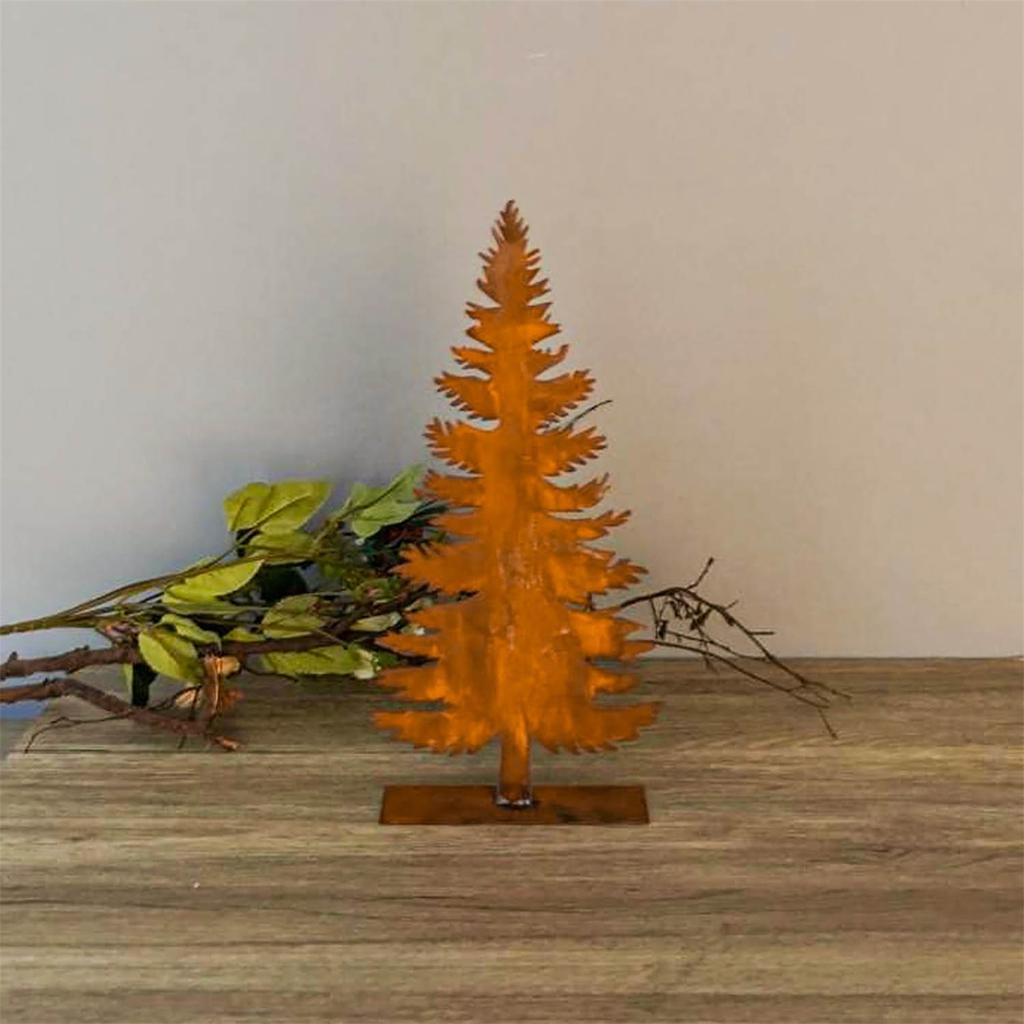 Christmas Tree Iron Desktop Decoration Ornaments, Metal Crafts, Indoor Christmas Decoration Supplies