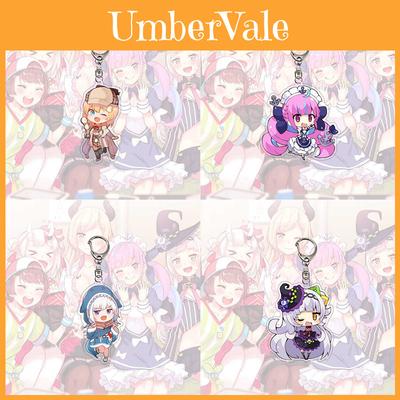 Atemberaubender Hololive Vtuber Schlüsselanhänger mit Gawr Gura Mori Usada Fubuki Suisei für Anime-Fans