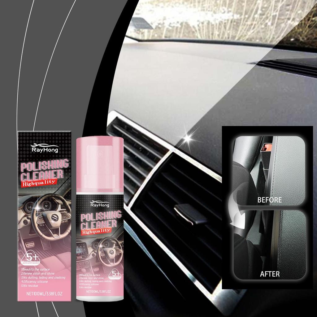 RAYHONG Car Interior Polish Polishing Treatment Coating Agent Car Interior Cleaner & Polisher
