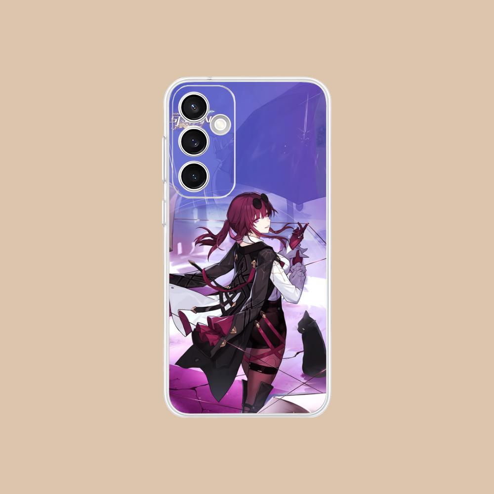 Honkai Star Rail Kafka Phone Case for Samsung Galaxy S25 S24 S23 S22 S21Plus FE Ultra Clear Colorful Cover Luxury Cellphones