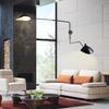 Modern Swing Wall Lamps Loft Adjustable Head Wall Lights Surface Installation Reading Wall Sconces E27 Indoor Wall Lamp 85-260v