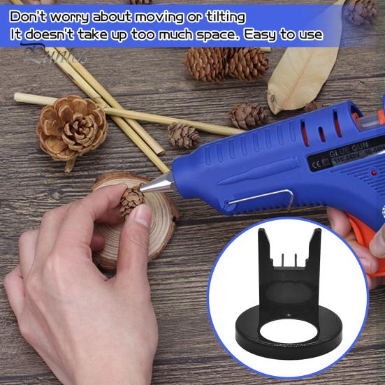 Hot Melt Glue Stand Storage Holder Non-Slip Base Design High Stability Portable Hot Melt Glue Organizer
