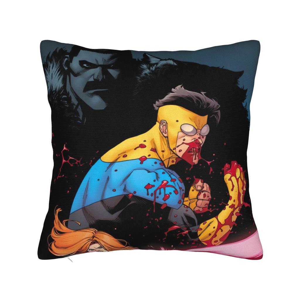 Funny Invincible Expressions Pillow Case Novelty Pillow Cover Soft Pillowcases For Sofa Home Decoration