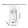1Pcs Wall Mounted Curling Bracket Hair Curler Straighteners Holder Hair Dryer Organizer For Bathroom Home Accessories