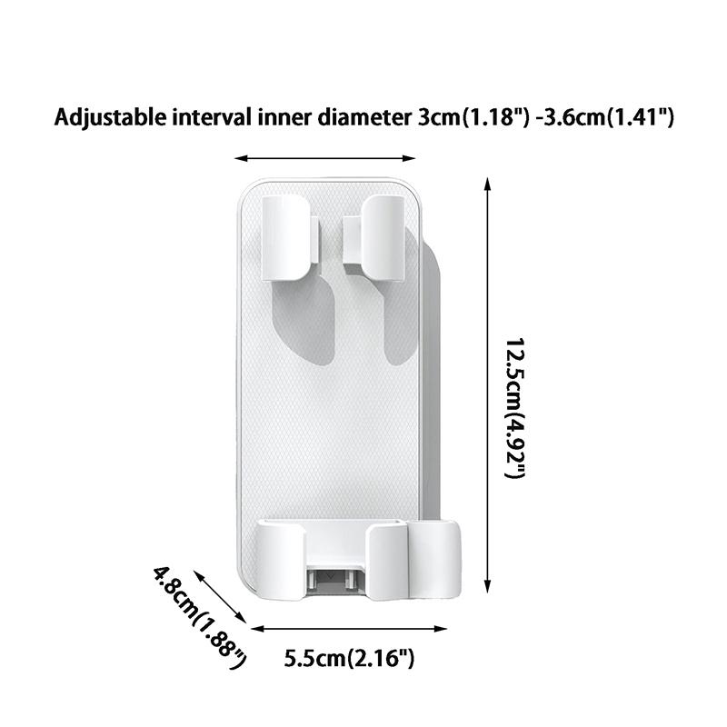 1Pcs Wall Mounted Curling Bracket Hair Curler Straighteners Holder Hair Dryer Organizer For Bathroom Home Accessories