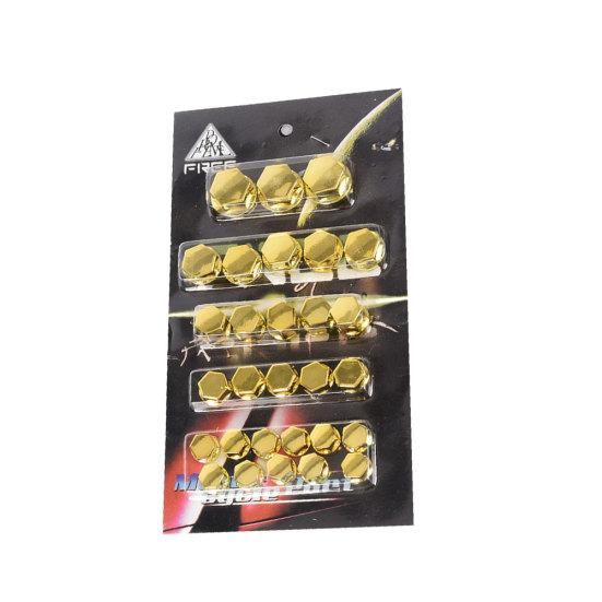 30Pcs Motorcycle Scooter Screw Nut Bolt Caps Cover Decor Motorbike Ornament
