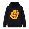 Kids Boys Girls Cartoon Cat Printed Pullover Hoodie, Soft Casual Long Sleeve Hooded Sweatshirt for Toddler Children Daily Wear Party Activities