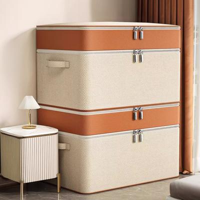 Storage Box Double-Layer Design Large Capacity Versatile Wardrobe Storage Container Closet Organizer