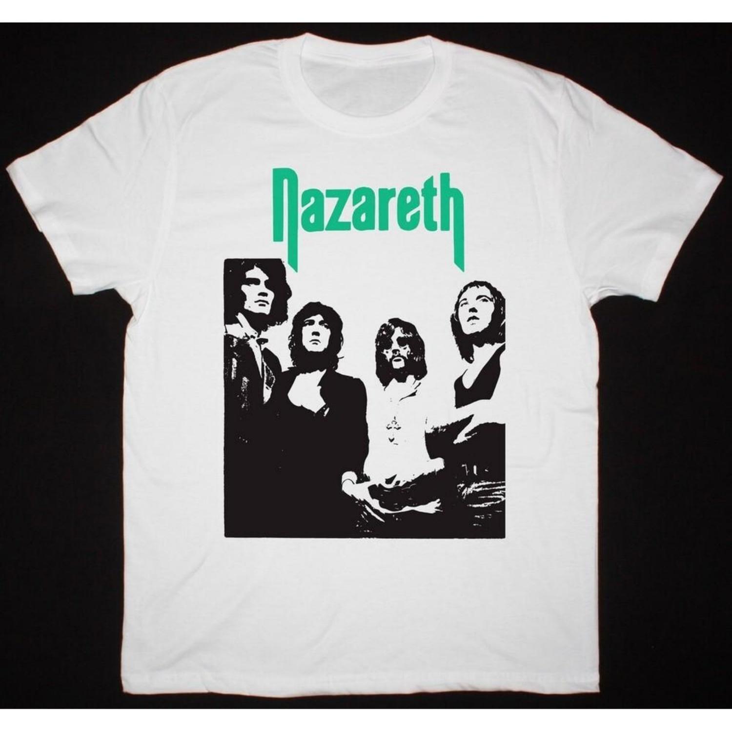 

Retro Play N the Game Nazareth Shirt Classic White Unisex Men S-5XL Unisex T-Shirt S чёрный