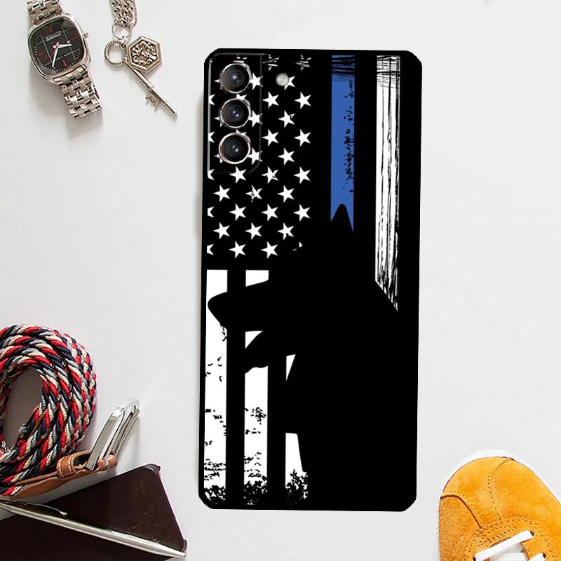 Cartoon German Shepherd Dog Case For Samsung Galaxy S24 Ultra S23 S22 S21 S20 Plus Note 10 Note 20 S9 S10 S21 FE Cover
