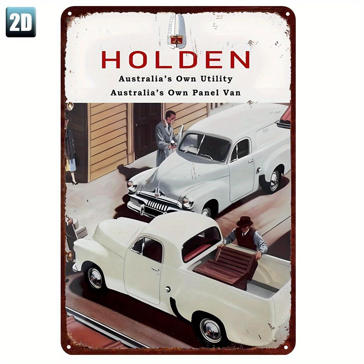 

Vintage HOLDEN Metal Tin Sign Iron Wall Art AustraliaS Own Utility Panel Van Design Retro Decor for Home Bar Garage aluminum 20x30cm