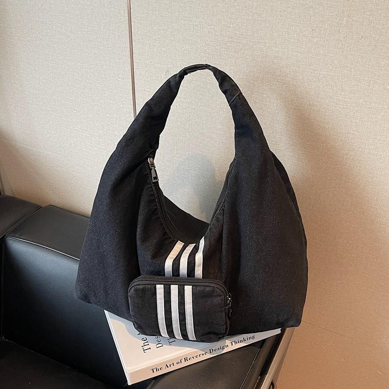 Women's Denim Crossbody Bag Large Capacity Tote Bag