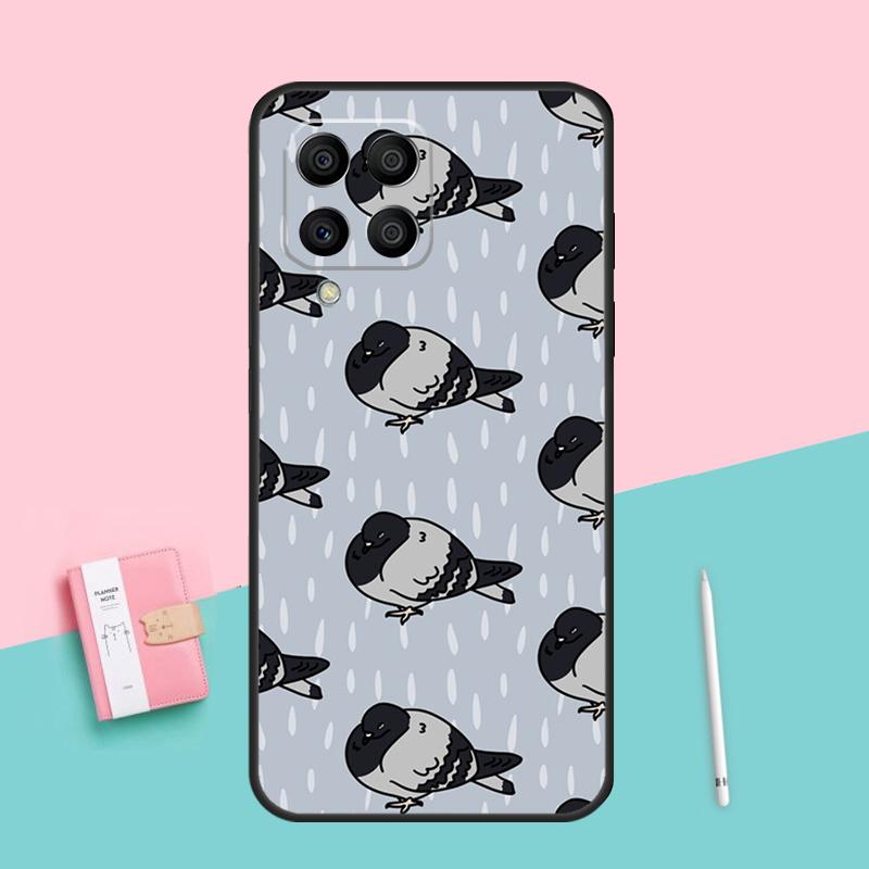 Pigeons Doves Bird Birds Flock For Samsung Galaxy M53 M33 M32 M16 M06 M12 M55 M15 M35 M14 M34 M54 M11 M21 M31 M13 M52 Case