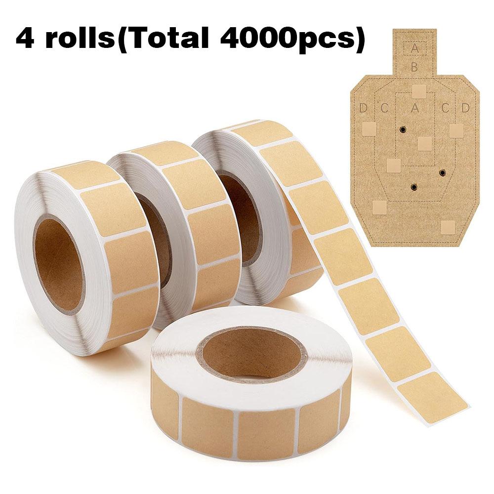 4000 Pieces Target Pasting Tape for Marking Shots On Glass, Paper, Target Repair