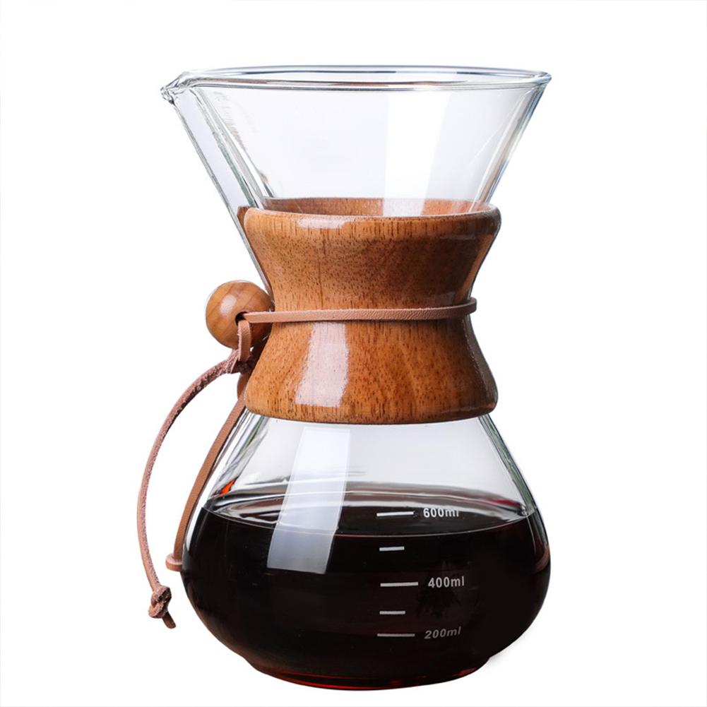 Hand-pour Coffee Filter Cup With Pouring Spout Double-layer Filter Coffee Maker Dripper Set