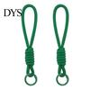 High Elasticity Rope Strap 2Pcs Braided Pendant Lightweight High-Elastic Keychain Holder with Soft Touch Wrist Reinforced Knot Design Macaron