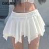Women's Spice Girls Sexy Pure Desire Wind Ultra Short Skirt Summer A-line Irregular Half-body Skirt