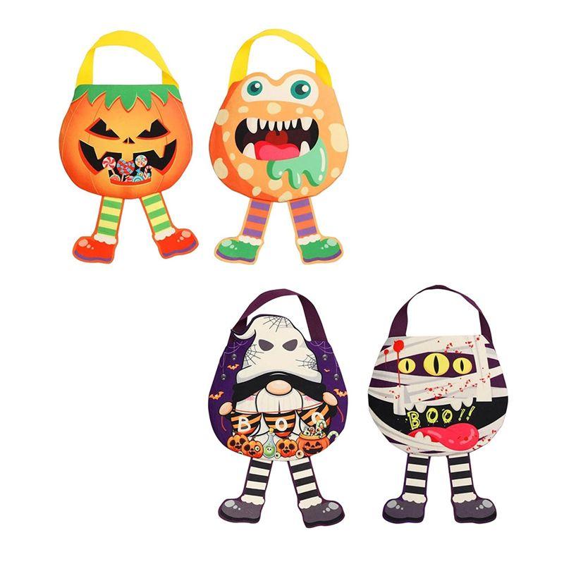 Good-Halloween Candy Bag Candy Bag Gift Bag Pumpkin Candy Gift Bag Handheld Candy Bag