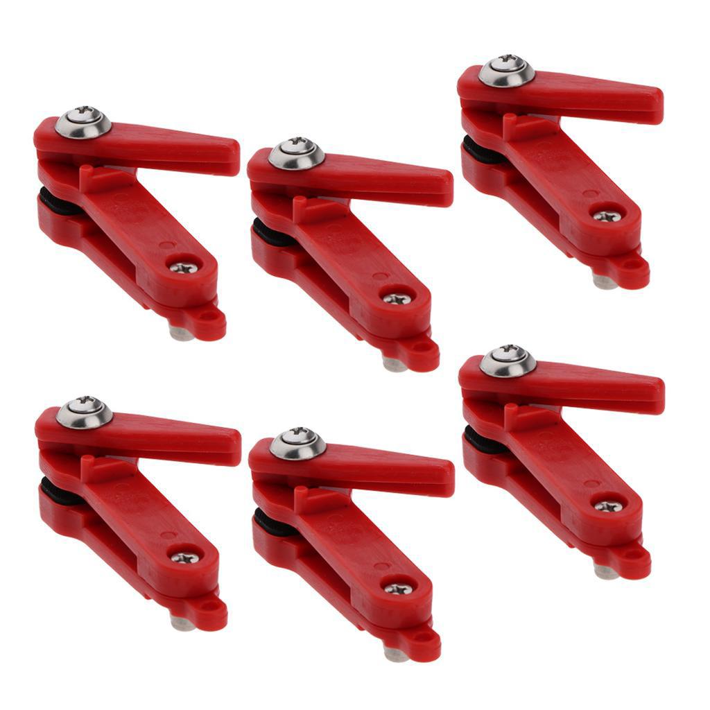 6 Pezzi Moschettoni a Linea per Planer Board Clip di Rilascio Downrigger Moschettone a Tensione Pesante Clip di Rilascio Peso Clip di Rilascio per Pesca