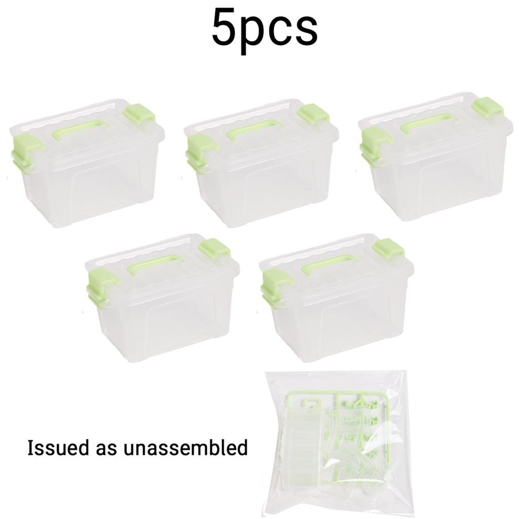 5/10 PCS Mini Storage Boxes Dollhouse Miniature Container Warehouse Scene DIY Photography Props Home Decor Organization New 2026