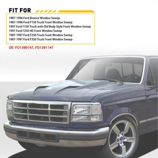 4PCS - For 1987 1997 F150 Ford F250 Door Window F350 Seal Belt Weatherstrip Kits