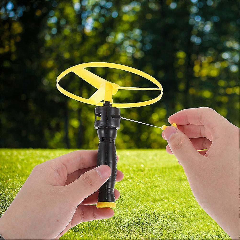 Pull String Saucer Toy For Children Learning About Gravity 4.32X4.72In 40 Sets