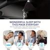 1PC Blackout Sleeping Mask Adjustable Strap Breathable Lightweight 3D Eye Mask Polyester Sleep Eye Mask Office Household