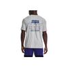 Under Armour American Vintage Graphic Crew Neck Short Sleeve T-Shirt Men Tops Light-Modern-Gray 1376854-011