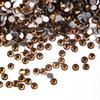 SS3 Glass Nail Rhinestones, Smoked Topaz, Approx. 1440 Pcs, Pack