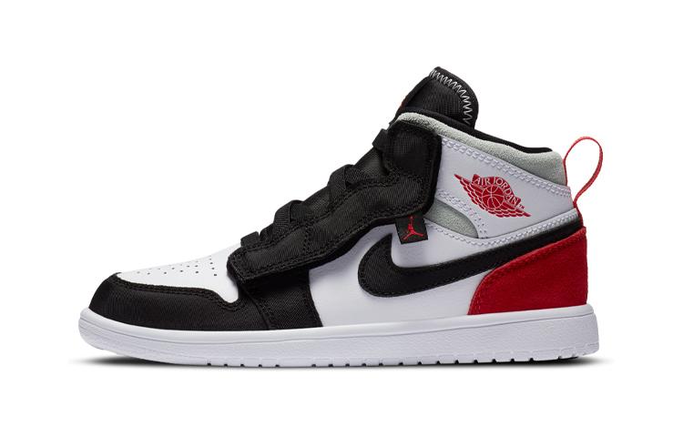 Jordan 1 Mid ALT PS Red Black Toe AR6351-100 28