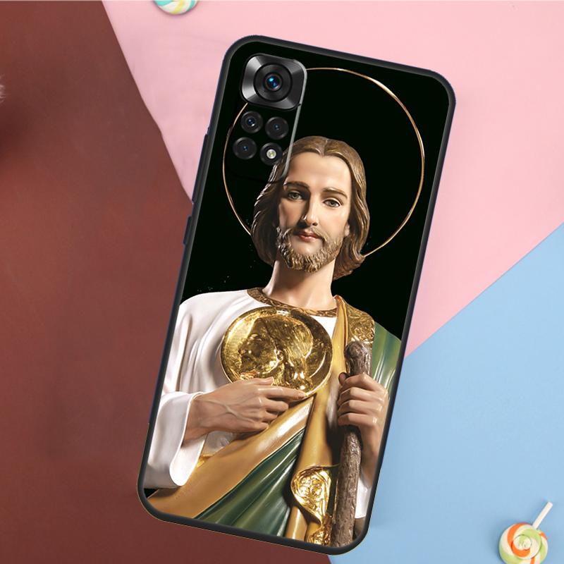 San Judas Cover For Xiaomi Redmi Note 13 Pro 14 12 11 9 10 9S 10S 11S 12S Redmi 10C 12C 13C 14C Case