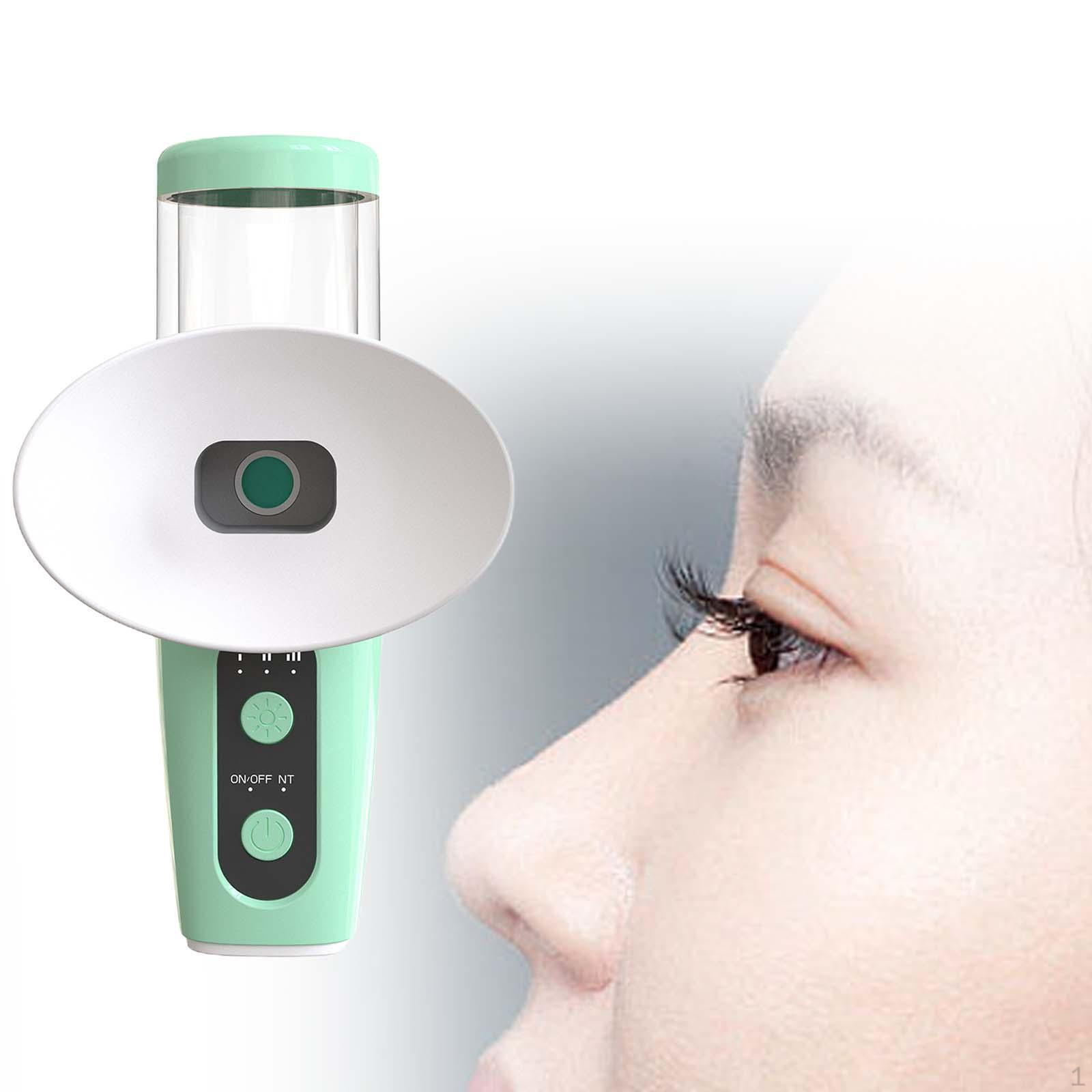 

Eyes Mist Sprayer Face Hydrating Handheld Mini Moisturizing Rechargeable Tools Device Portable зелений