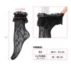[LittleForBig] Women's Lace Frill Fishnet Socks [Yuwa Close] Rose Lace Lolita Socks 2-Piece Set