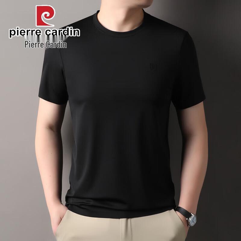 Pierre Cardin Men s Silk Blend Short Sleeve T-Shirt 50