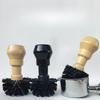 Coffee Machine Powder Bowl Cleaning Brush Solid Wood Handle Coffee Powder Bowl Brush, Coffee Machine Cleaning Brush