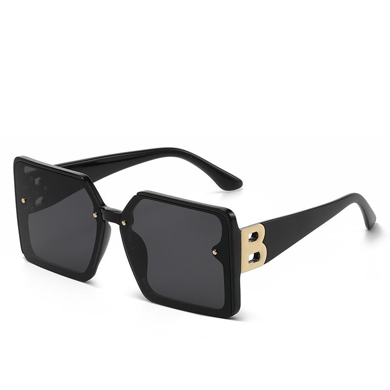 

Designer Large B Brand Women Sunglasses Luxury Glamour Ladies Sun Glasses Stylish Designer Fashion Square Female Glasses UV400